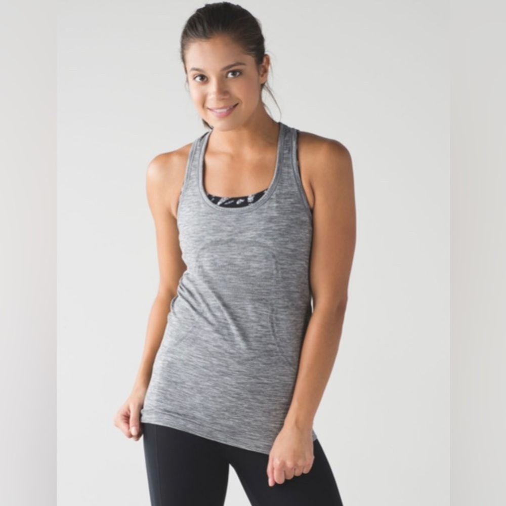 Lululemon Swiftly Tech Racerback Heathered Slate